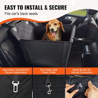 Asiento Coche Perro VEVOR hasta 22 kg