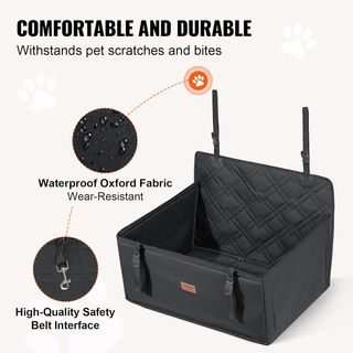 Asiento Coche Perro VEVOR hasta 22 kg