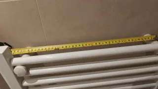 Radiador Toallero / Portatoallas blanco para baño