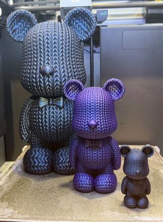 Figuras Bearbrick estilo punto