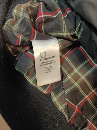Chaqueta Harrington Fred Perry - Talla L