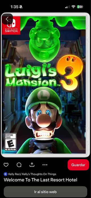 Luigi's Mansion 3 Nintendo Switch