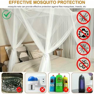 Mosquitera con Dosel de Cuatro Esquinas