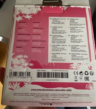 Walkie-Talkies Motorola TLKR T41 (2 uds)