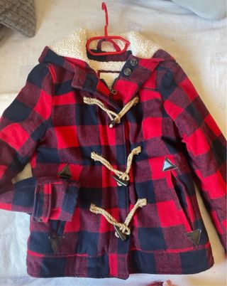 Chaqueta de invierno a cuadros