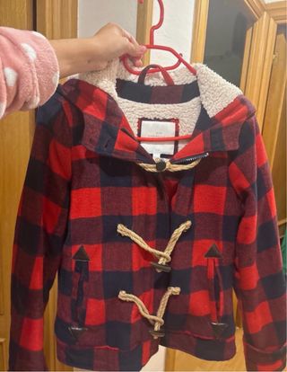 Chaqueta de invierno a cuadros