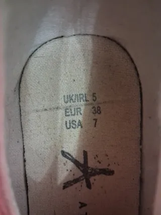 Zapatillas estilo Converse Rosa Talla 38