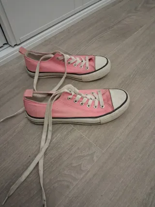 Zapatillas estilo Converse Rosa Talla 38