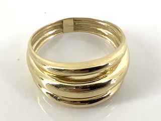 anillo oro 18k con circonita