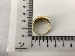 anillo oro 18k con circonita