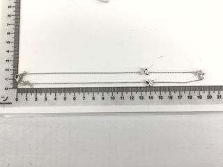 collar plata 925mm con piedra con circonita 21cm