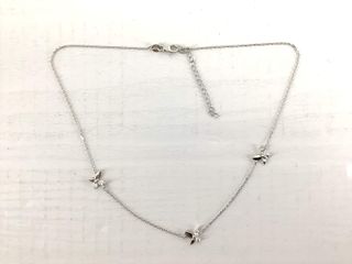 collar plata 925mm con piedra con circonita 21cm