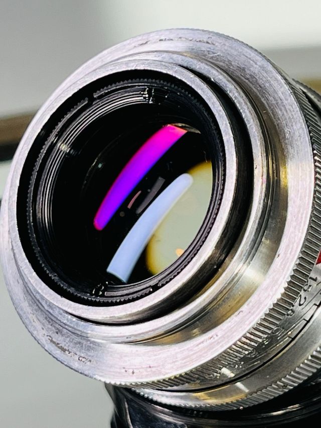 Lente Jupiter-3 50mm f/1.5. Montagem Leica M39