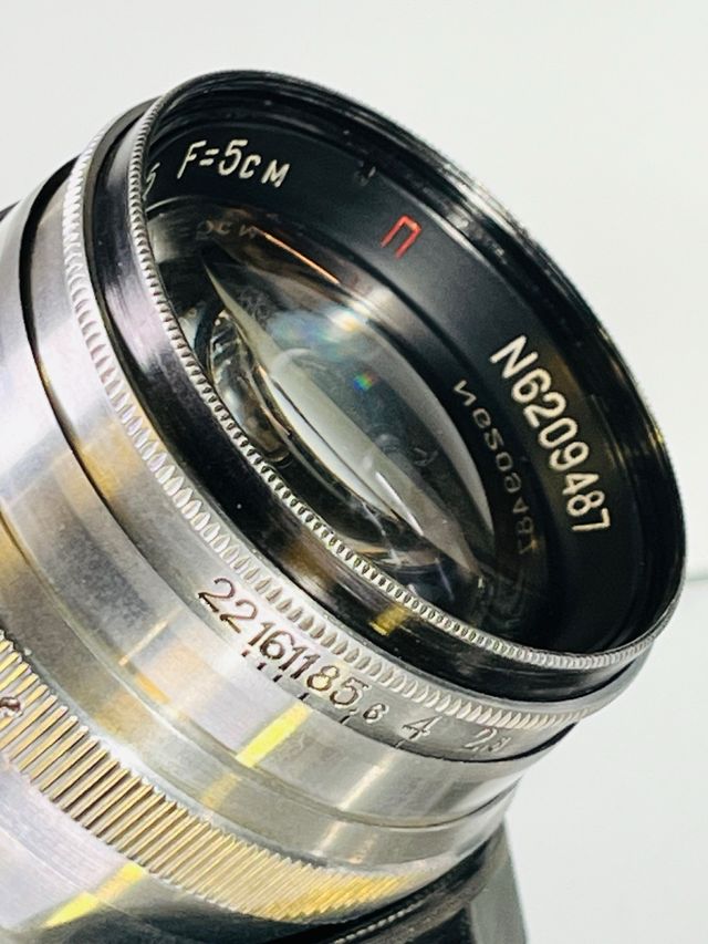 Lente Jupiter-3 50mm f/1.5. Montagem Leica M39