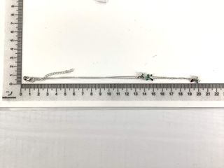 collar plata 925mm con piedra con circonita 21cm