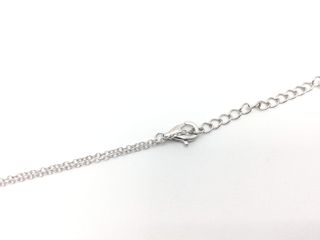 collar plata 925mm con piedra con circonita 21cm