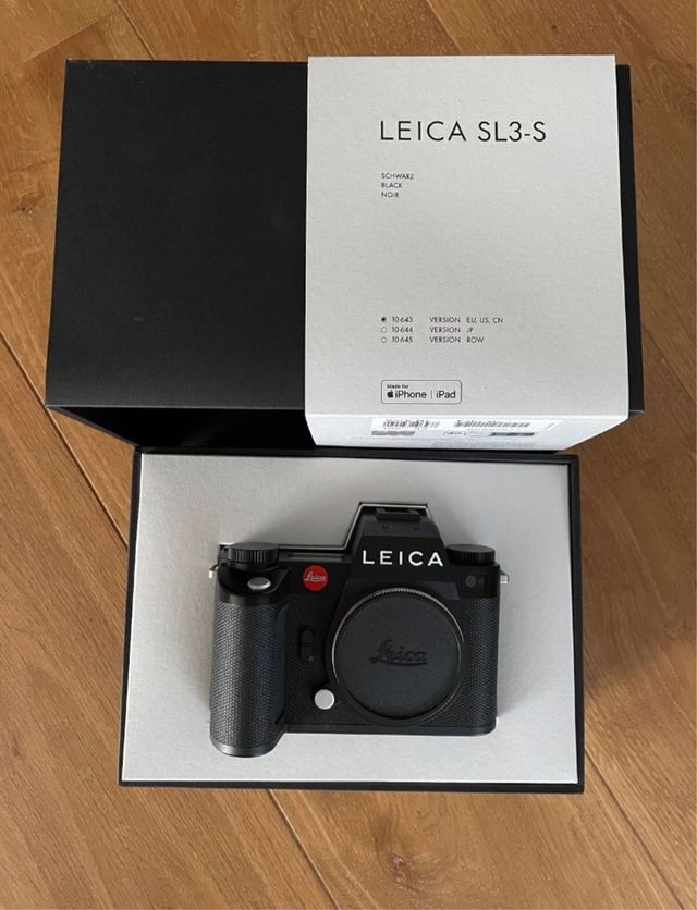 Leica SL3-S Cámara Negra