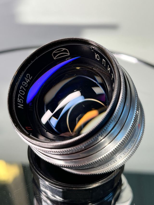 Lente Jupiter-3 50mm f/1.5 Leica M39 Vintage, 1957