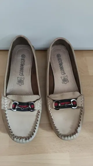 Mocasines Cuero Mujer Globorosa Talla 38