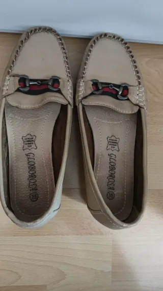 Mocasines Cuero Mujer Globorosa Talla 38