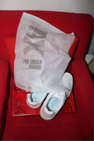 Xti Sneakers Bianche e Rosa Pallido Nuove