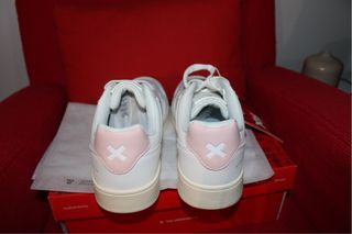 Xti Sneakers Bianche e Rosa Pallido Nuove