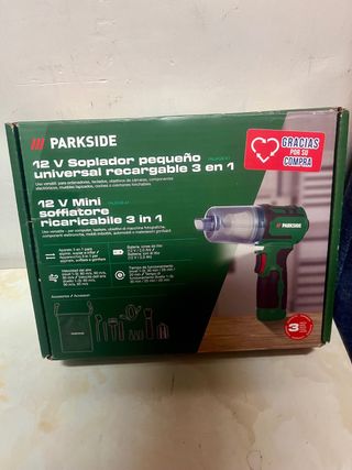 Soplador Parkside 12V Mini Recargable 3 en 1