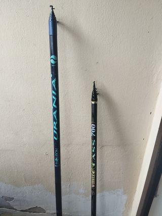 2 canne da pesca 7 metri