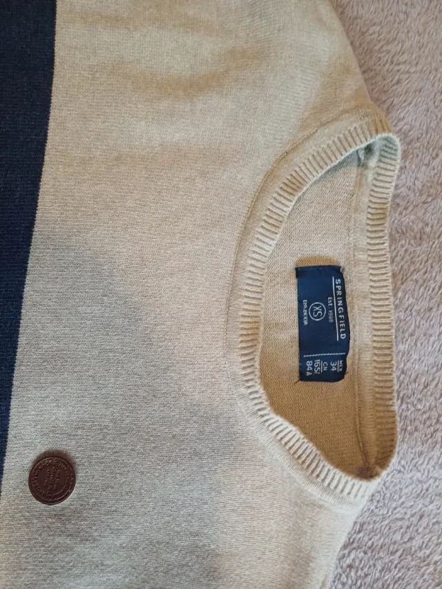 Jersey Springfield Beige y Azul