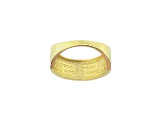 anillo oro 18k con piedra con circonita t. 11 (16,24 mm)