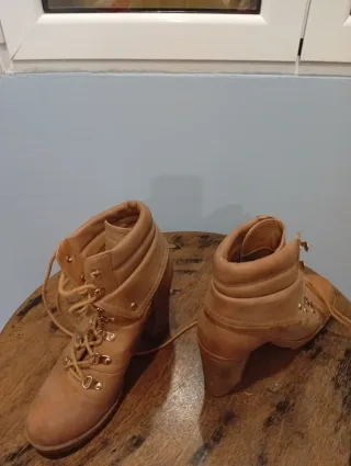 Botines Tacón Camel Talla 39