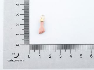 colgante oro 18k con turquesa