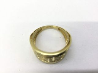 anillo oro 18k con piedra con circonita