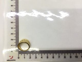 anillo oro 18k con piedra con circonita