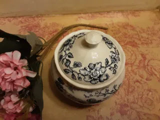 Azucarero San Claudio antiguo porcelana