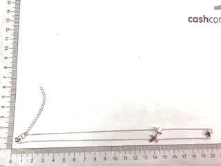 collar plata 925mm con piedra con circonita 21cm