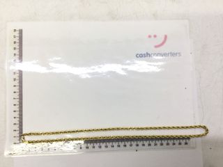 cadena oro 18k 30cm