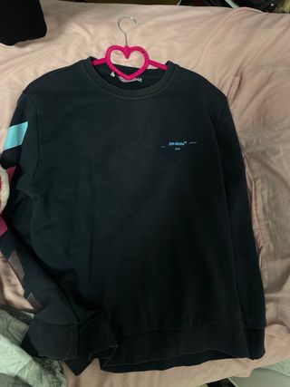 Felpa Off-White blu navy