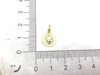 colgante oro 18k