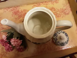 Cafetera Antigua San Claudio Porcelana