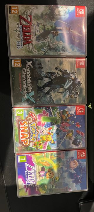 Pack 4 Juegos Nintendo Switch Zelda y Pokémon