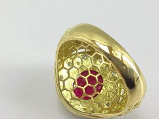 sello oro 18k con circonita t. 27 (21,33 mm)