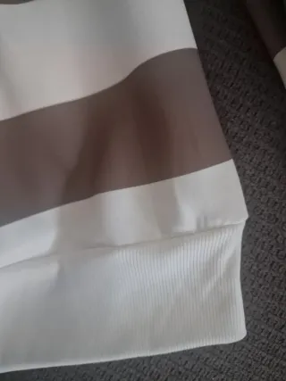 Sudadera rayas marrón y beige University Boston 68