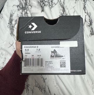 Zapatillas Converse Negras Altas