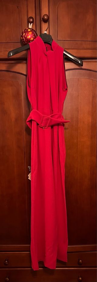 Mono Zara Rosa fucsia con Cinturón