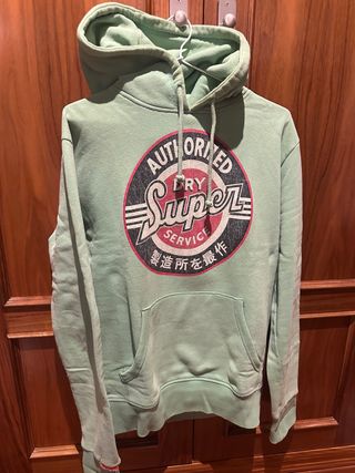Sudadera Superdry Verde con Logo