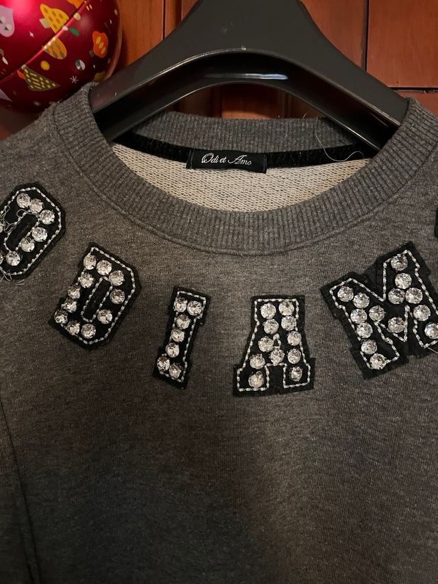 Vestido Sudadera Odi et Amo Gris