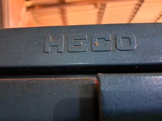 Armario Metálico Heco color azul metalizado.