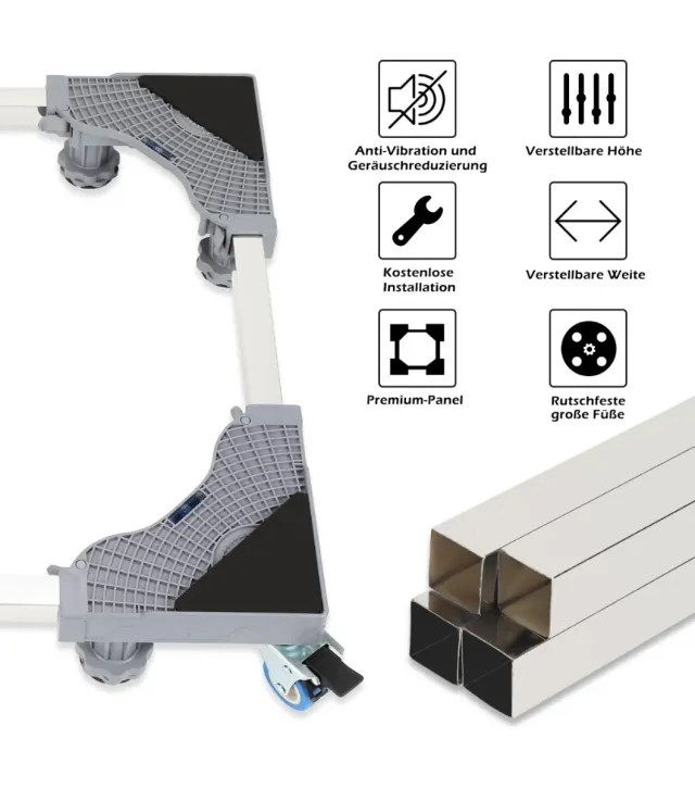 Base para Lavadora/Secadora con Ruedas