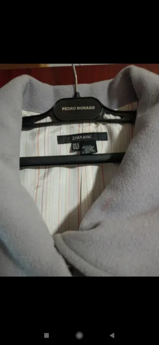 Abrigo de invierno gris mujer